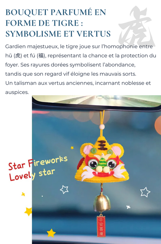 Tigre Auspicieux Porte-Fortune
