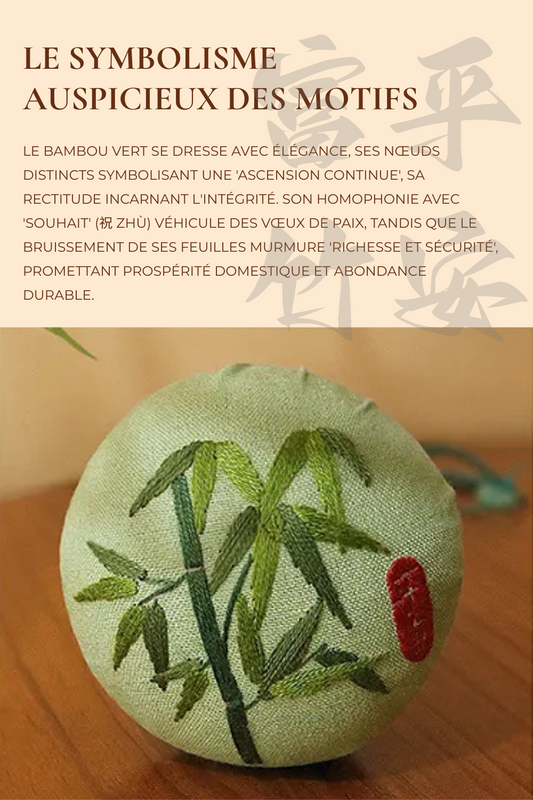 Marteau D'armoise Bambou de Paix et Prospérité