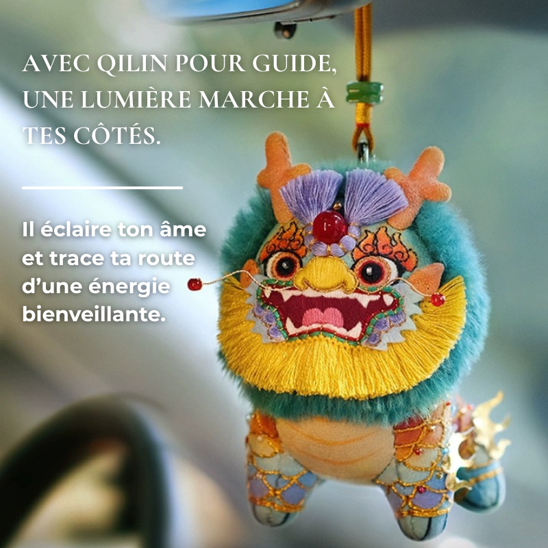 Qilin Aux Cinq Couleurs Sacrées