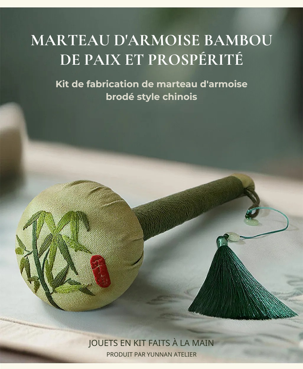 Marteau D'armoise Bambou de Paix et Prospérité