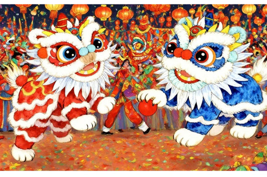 Le Lion Réveillé Chinois : Secrets d'un Porte-Bonheur Vivant et Symbole de Prospérité