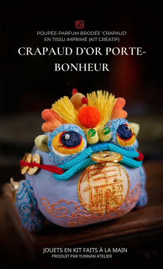 Crapaud d’Or Porte-Bonheur