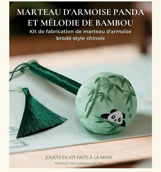 Marteau D'armoise Panda et Mélodie de Bambou
